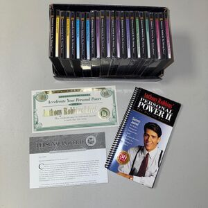 Tony Robbins Personal Power II The Driving Force Set CD Collection With Journal